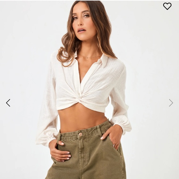 L*SPACE Wish You Were Here Top Size M NWT - Picture 4 of 9